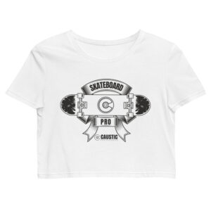 Crop top bio Caustic Skateboard Lady