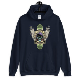 Sweat à capuche Caustic Skateboard - Skull