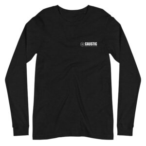 T-shirt Unisexe à Manches Longues Caustic Skateboard