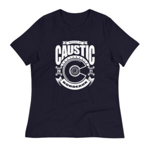 T-shirt Décontracté pour Femme Caustic Skateboard - Street of Bordeaux - Lady
