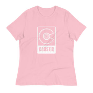 T-shirt Décontracté Caustic Skateboard - Logo - pour Femme