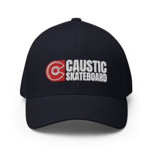 Casquette Caustic Skateboard FLEXFIT – Logo Team – Broderie