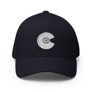Casquette FLEXFIT Caustic Skateboard - Dark Navy/ White