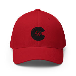 Casquette FLEXFIT Caustic Skateboard - Red / Black